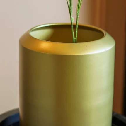 Minimal Golden Garden Metal Planter